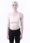 3/4 Length Zip Compression Top for Large Cup Sizes - GenderBender binding