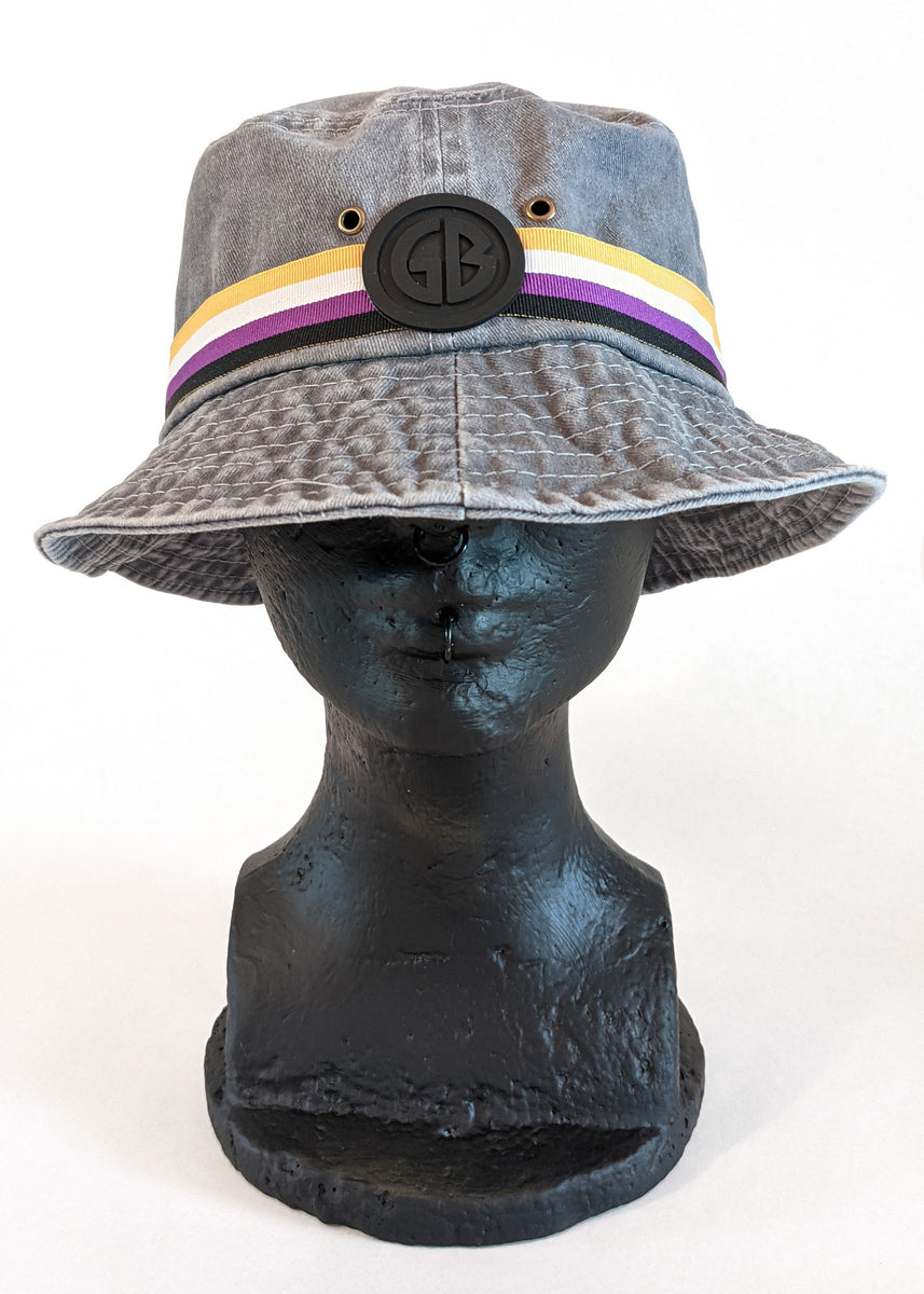 【is-ness】 NON-BINARY S S BUCKET HAT Small Pride Bucket Hat - Sample Sale - LIMITTED STOCK – GB LLC