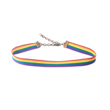 Subtle Custom Size Pride Ribbon Choker or Jewelry