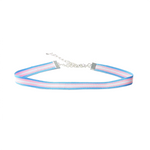 Subtle Custom Size Pride Ribbon Choker or Jewelry