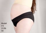 Plain Black Packing Briefs with Pouch Pocket + Foam Cup