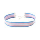 Custom Size Wide Pride Ribbon Choker or Jewelry