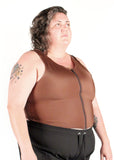 3/4 Length Soft Zip Binder for Large Cup Sizes