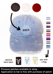 Customizable Distressed Dad Hat