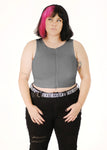 3/4 Length Zip Compression Top for Large Cup Sizes