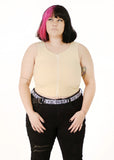 3/4 Length Soft Zip Binder for Large Cup Sizes