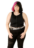 3/4 Length Soft Zip Binder for Large Cup Sizes