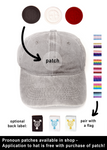 Customizable Non-Distressed Dad Hat